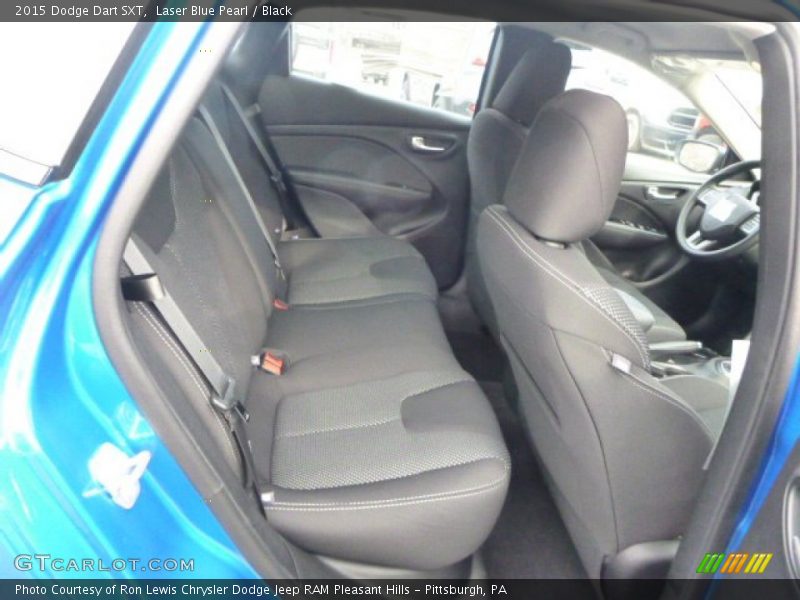 Laser Blue Pearl / Black 2015 Dodge Dart SXT