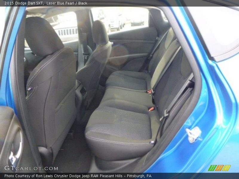 Laser Blue Pearl / Black 2015 Dodge Dart SXT