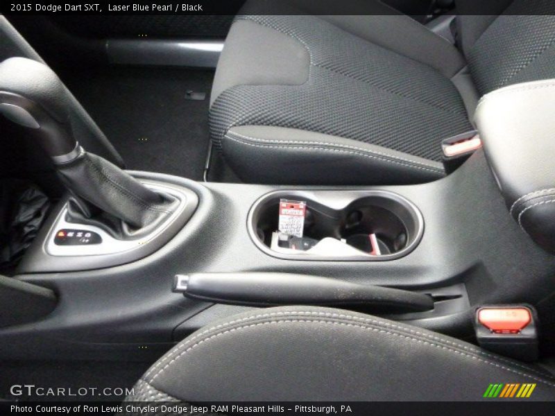 Laser Blue Pearl / Black 2015 Dodge Dart SXT