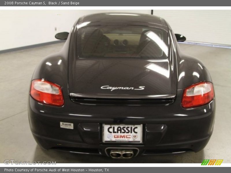 Black / Sand Beige 2008 Porsche Cayman S