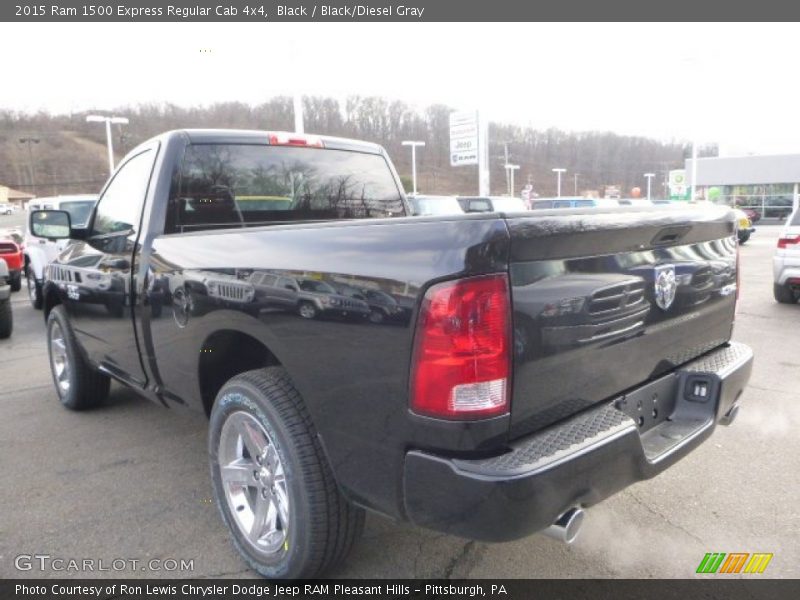 Black / Black/Diesel Gray 2015 Ram 1500 Express Regular Cab 4x4