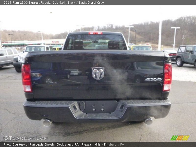 Black / Black/Diesel Gray 2015 Ram 1500 Express Regular Cab 4x4