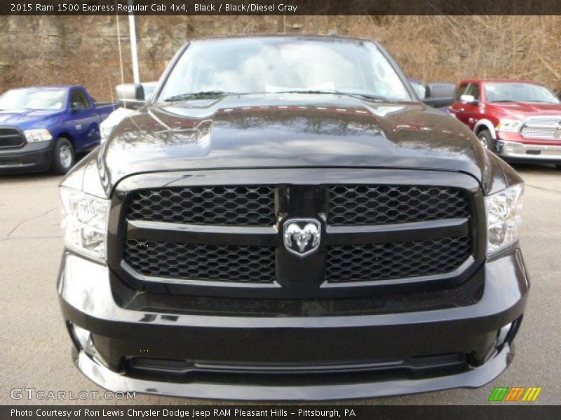 Black / Black/Diesel Gray 2015 Ram 1500 Express Regular Cab 4x4