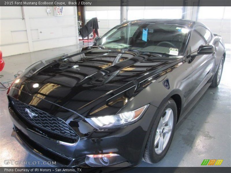 Black / Ebony 2015 Ford Mustang EcoBoost Coupe