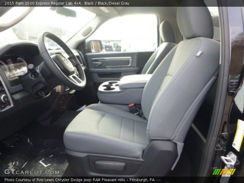 Black / Black/Diesel Gray 2015 Ram 1500 Express Regular Cab 4x4