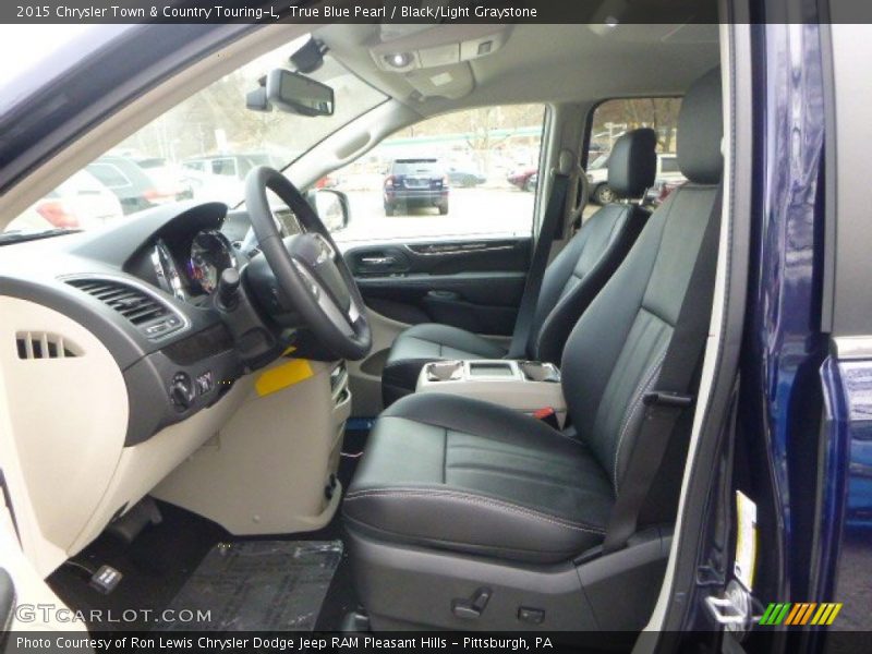 Front Seat of 2015 Town & Country Touring-L
