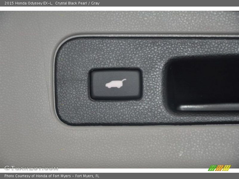 Crystal Black Pearl / Gray 2015 Honda Odyssey EX-L