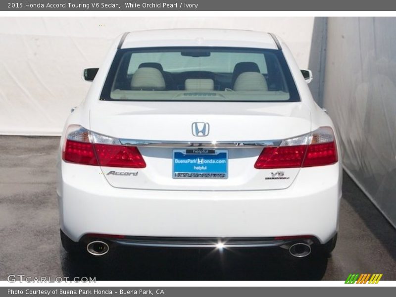 White Orchid Pearl / Ivory 2015 Honda Accord Touring V6 Sedan