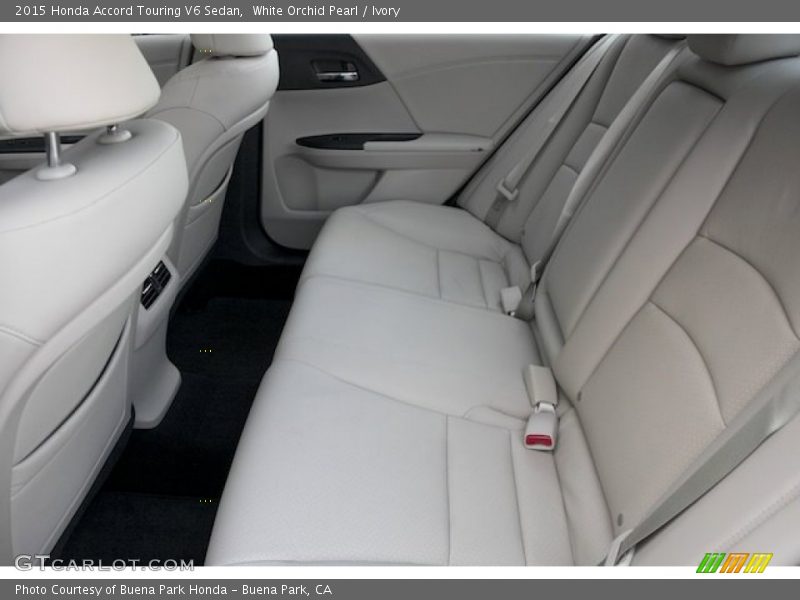 White Orchid Pearl / Ivory 2015 Honda Accord Touring V6 Sedan