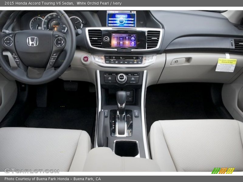 Dashboard of 2015 Accord Touring V6 Sedan