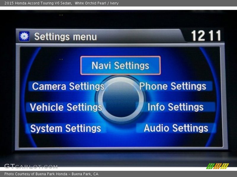 White Orchid Pearl / Ivory 2015 Honda Accord Touring V6 Sedan