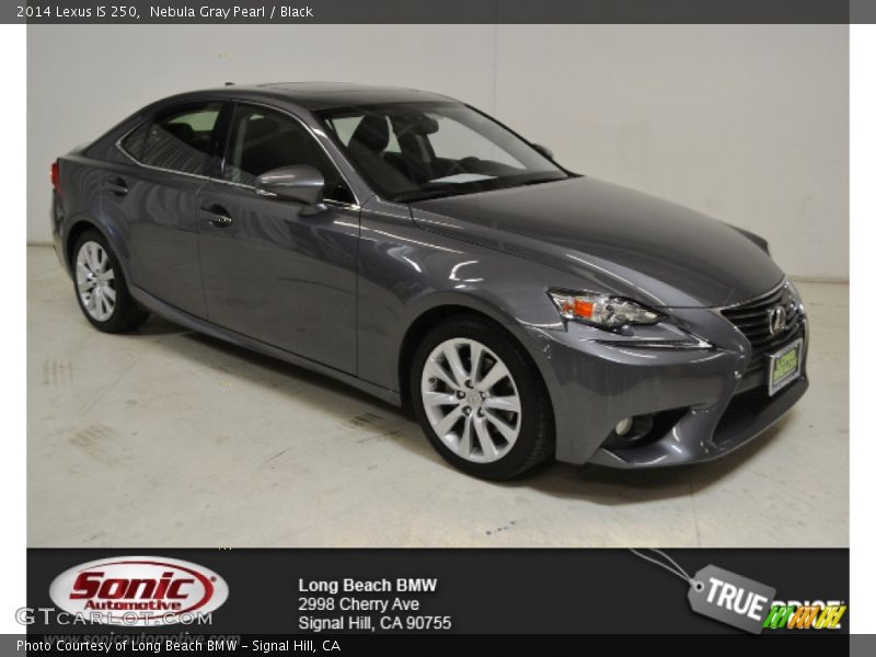 Nebula Gray Pearl / Black 2014 Lexus IS 250