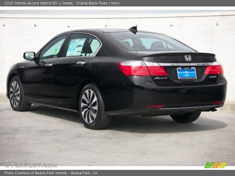 Crystal Black Pearl / Ivory 2015 Honda Accord Hybrid EX-L Sedan