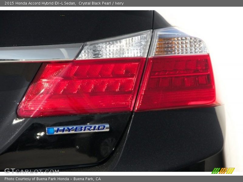 Crystal Black Pearl / Ivory 2015 Honda Accord Hybrid EX-L Sedan