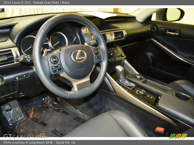 Nebula Gray Pearl / Black 2014 Lexus IS 250