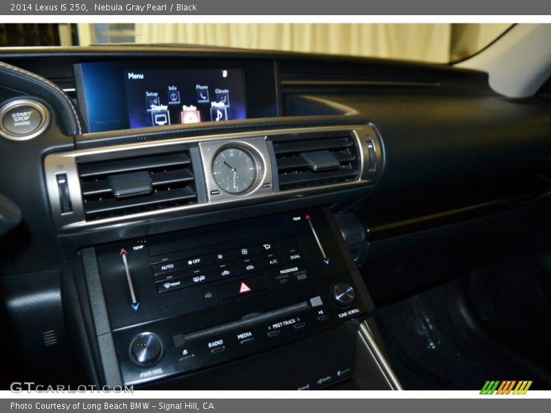 Nebula Gray Pearl / Black 2014 Lexus IS 250