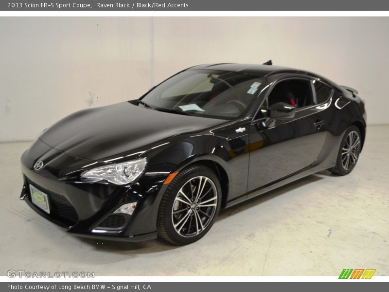 Raven Black / Black/Red Accents 2013 Scion FR-S Sport Coupe