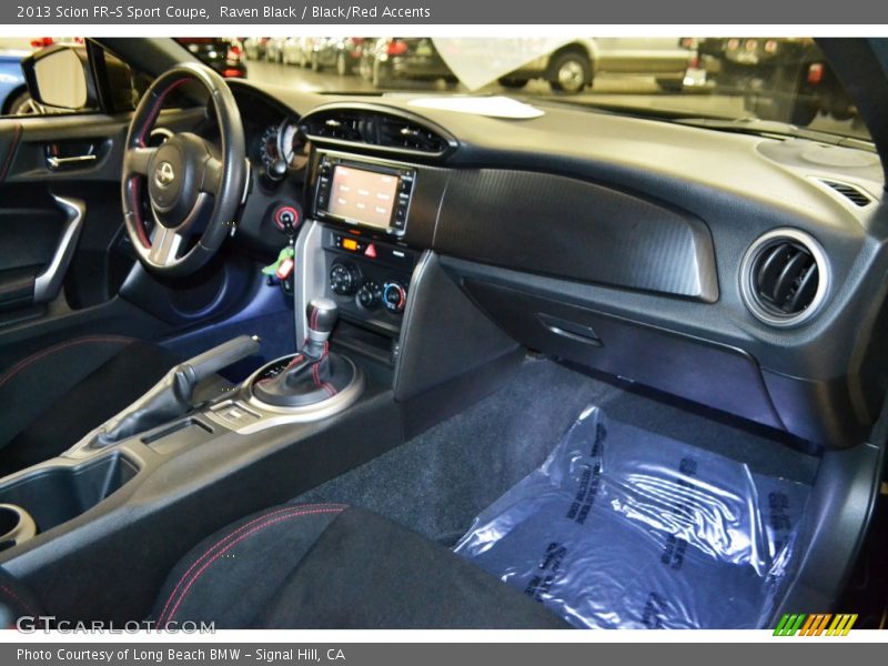 Raven Black / Black/Red Accents 2013 Scion FR-S Sport Coupe