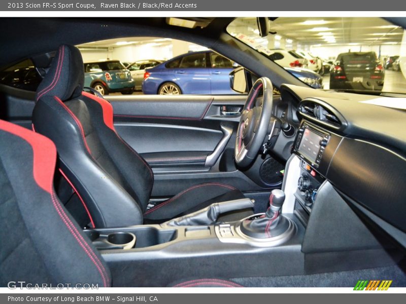 Raven Black / Black/Red Accents 2013 Scion FR-S Sport Coupe