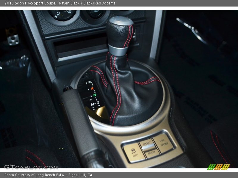 Raven Black / Black/Red Accents 2013 Scion FR-S Sport Coupe