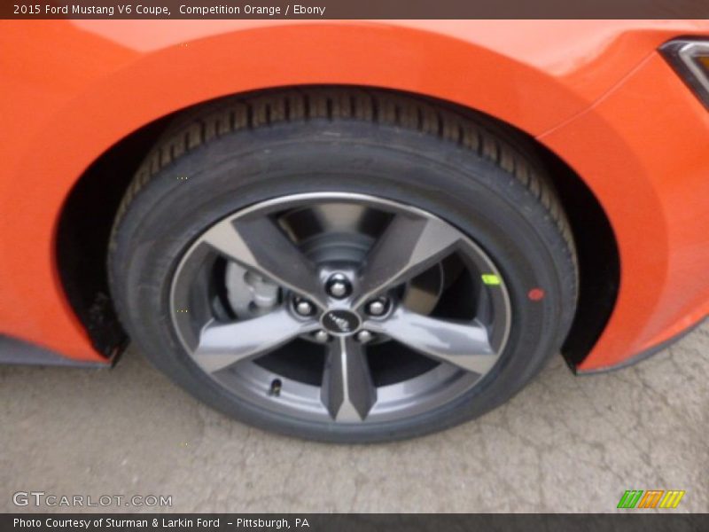 Competition Orange / Ebony 2015 Ford Mustang V6 Coupe