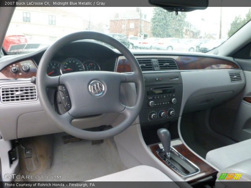 Midnight Blue Metallic / Gray 2007 Buick LaCrosse CX