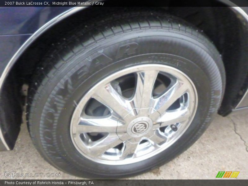 Midnight Blue Metallic / Gray 2007 Buick LaCrosse CX