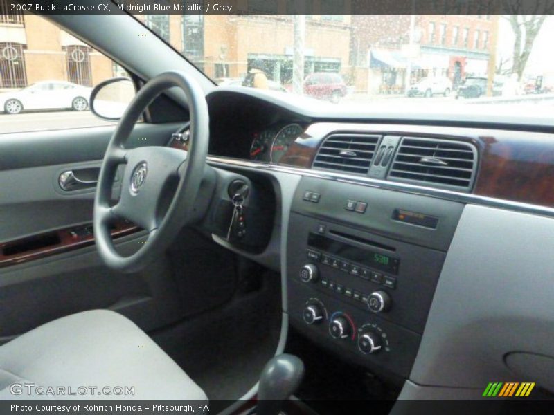 Midnight Blue Metallic / Gray 2007 Buick LaCrosse CX