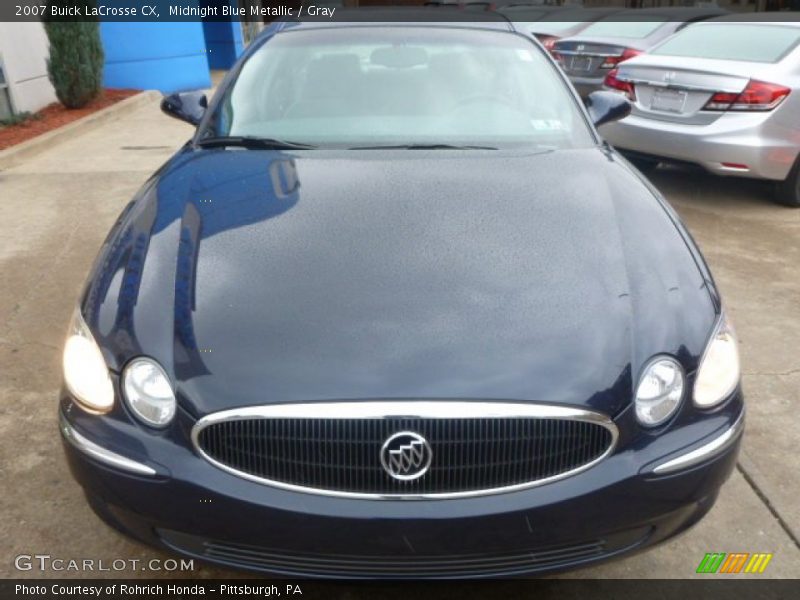 Midnight Blue Metallic / Gray 2007 Buick LaCrosse CX