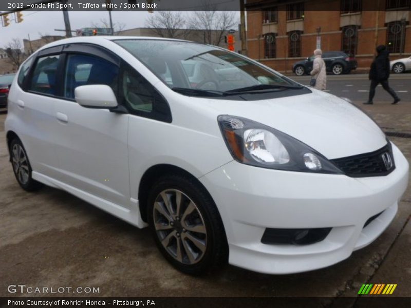 Taffeta White / Sport Black 2013 Honda Fit Sport