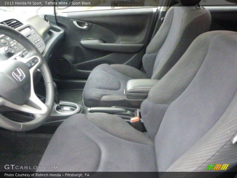 Taffeta White / Sport Black 2013 Honda Fit Sport