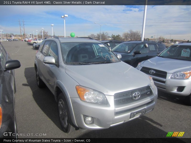 Classic Silver Metallic / Dark Charcoal 2011 Toyota RAV4 V6 Sport 4WD