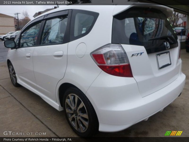 Taffeta White / Sport Black 2013 Honda Fit Sport