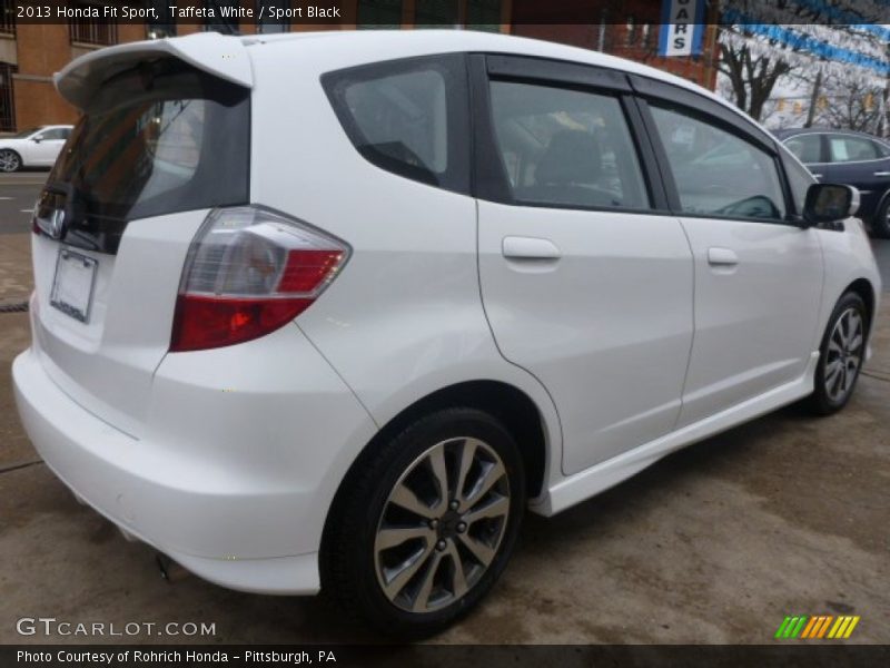 Taffeta White / Sport Black 2013 Honda Fit Sport