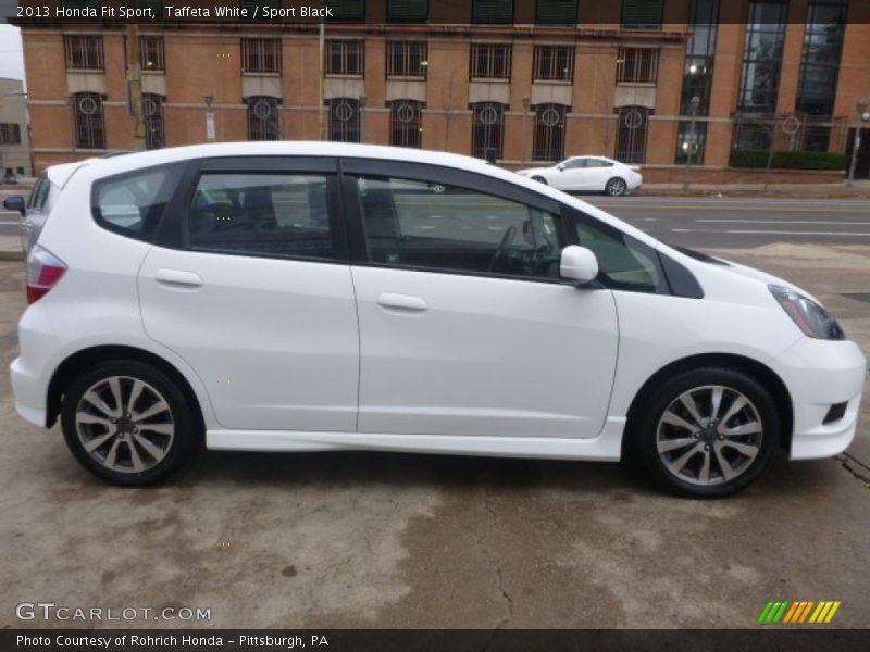 Taffeta White / Sport Black 2013 Honda Fit Sport