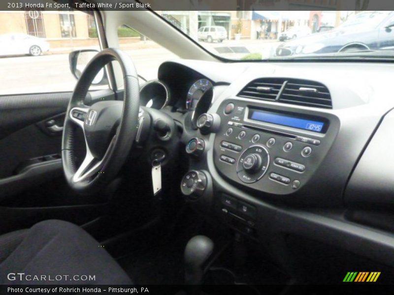 Taffeta White / Sport Black 2013 Honda Fit Sport