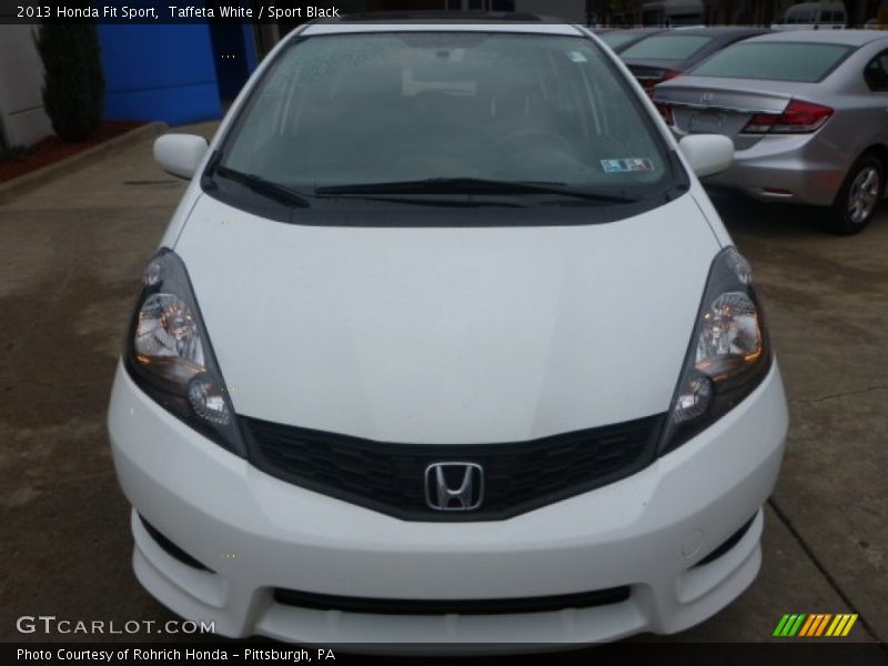 Taffeta White / Sport Black 2013 Honda Fit Sport