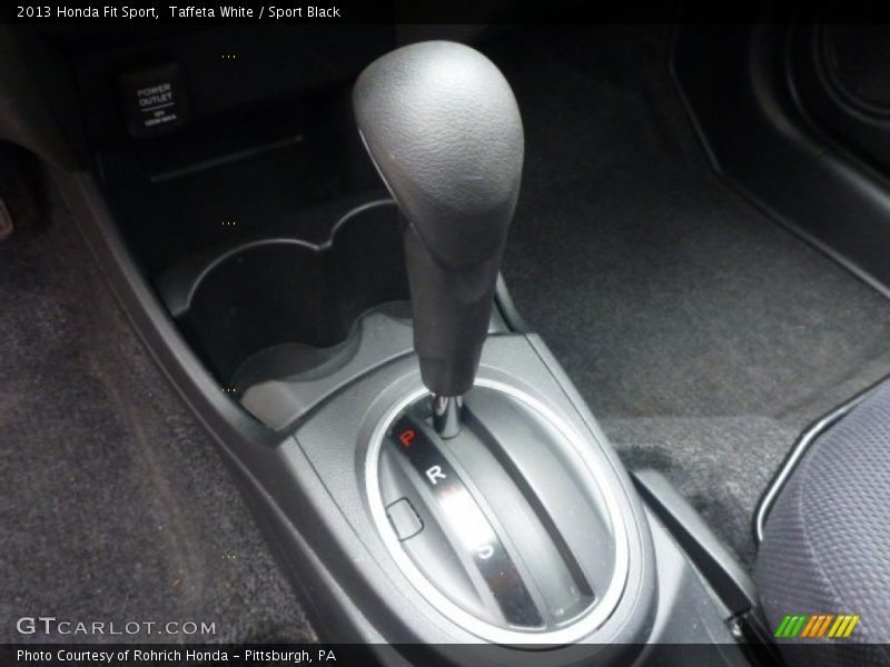 Taffeta White / Sport Black 2013 Honda Fit Sport