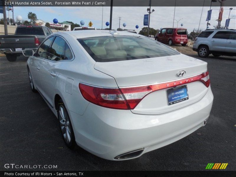 Porcelain White Pearl / Camel 2014 Hyundai Azera Sedan