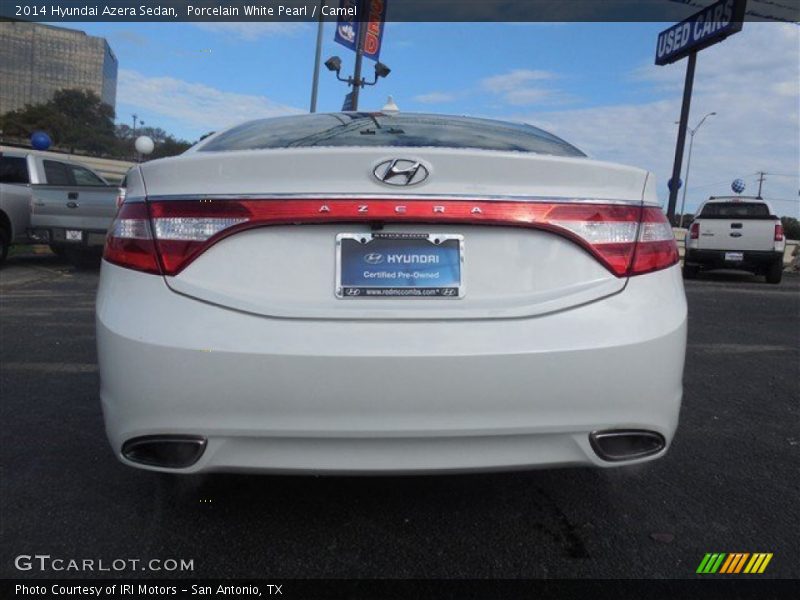 Porcelain White Pearl / Camel 2014 Hyundai Azera Sedan