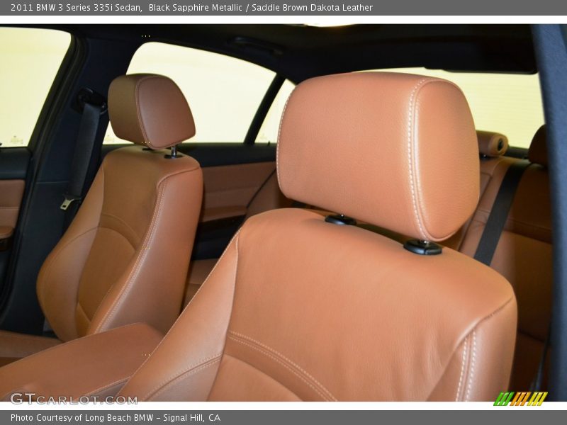 Black Sapphire Metallic / Saddle Brown Dakota Leather 2011 BMW 3 Series 335i Sedan