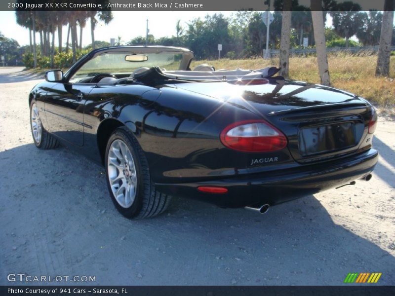 Anthracite Black Mica / Cashmere 2000 Jaguar XK XKR Convertible