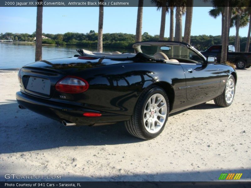 Anthracite Black Mica / Cashmere 2000 Jaguar XK XKR Convertible