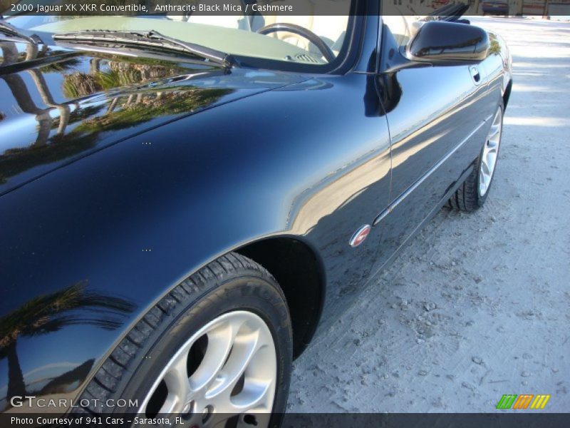 Anthracite Black Mica / Cashmere 2000 Jaguar XK XKR Convertible