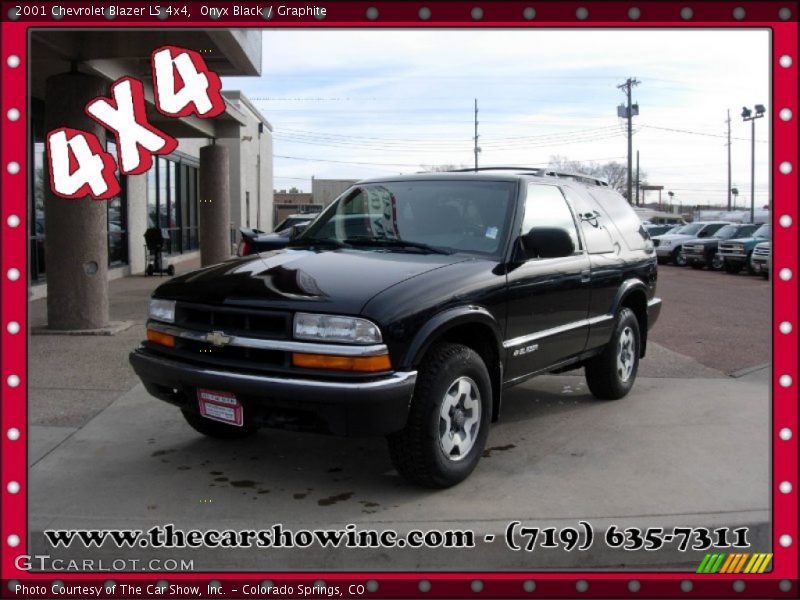 Onyx Black / Graphite 2001 Chevrolet Blazer LS 4x4