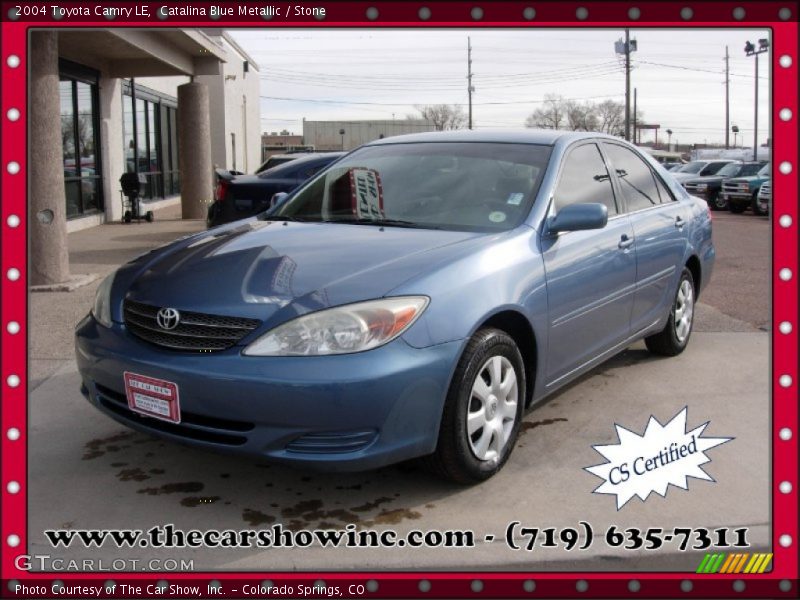 Catalina Blue Metallic / Stone 2004 Toyota Camry LE