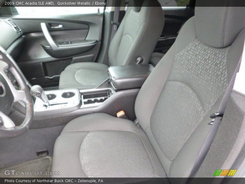 Quicksilver Metallic / Ebony 2009 GMC Acadia SLE AWD