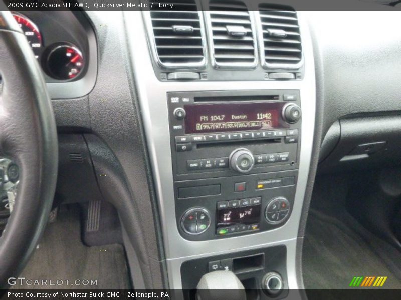 Quicksilver Metallic / Ebony 2009 GMC Acadia SLE AWD