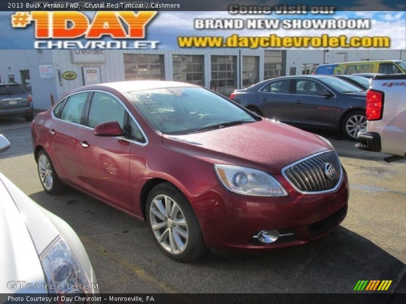 Crystal Red Tintcoat / Cashmere 2013 Buick Verano FWD