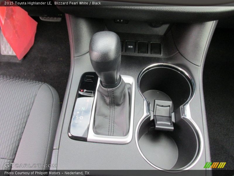 Blizzard Pearl White / Black 2015 Toyota Highlander LE